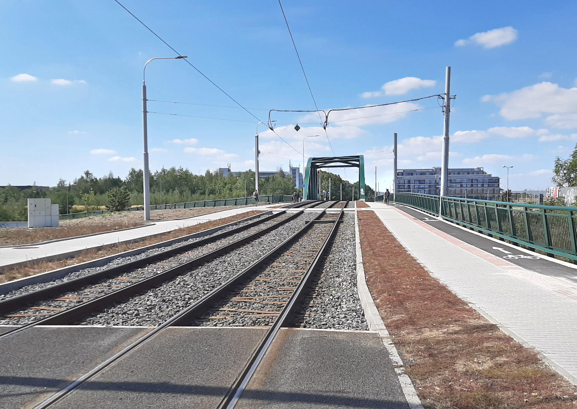 Tramvajová trať v Plzni – Bory, Technická